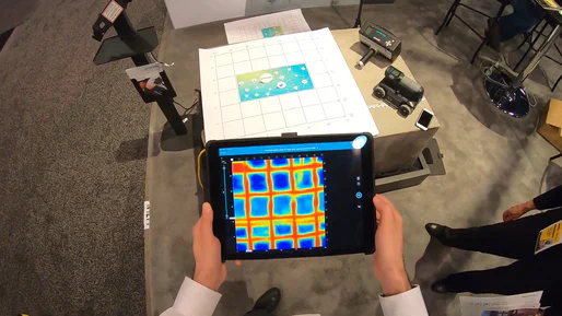 Demo of the Augmented Reality feature at the World of Concrete 2019